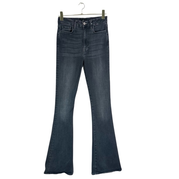 7 For All Mankind No Filter Ultra High Rise Skinny Bootcut Edelweiss Size 28/6 - Picture 2 of 6